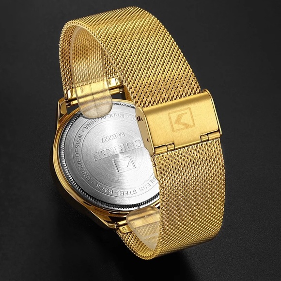 Gold Watch Men Fashion Casual Full Sports Watches - Picture 6 of 6